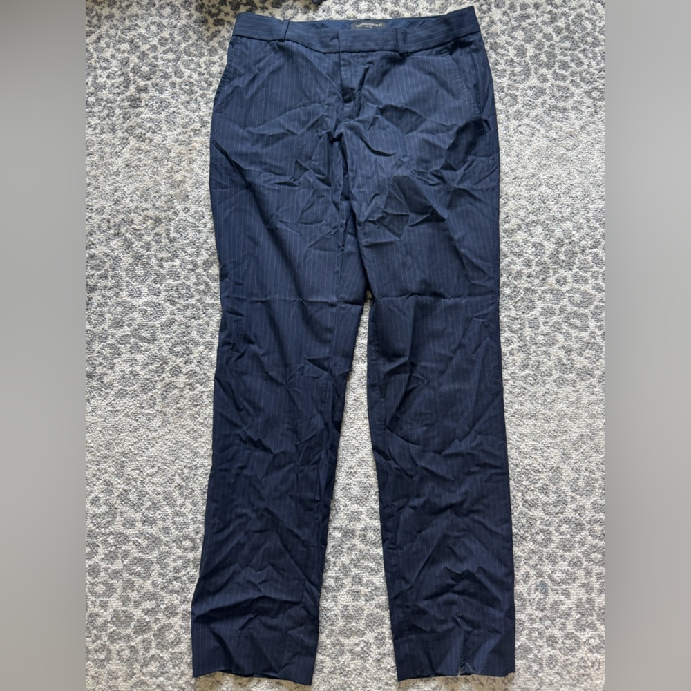 Banana Republic Blue Dress Pants Straight Leg